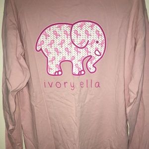 Ivory Ella Breast Cancer Awareness Long Sleeve